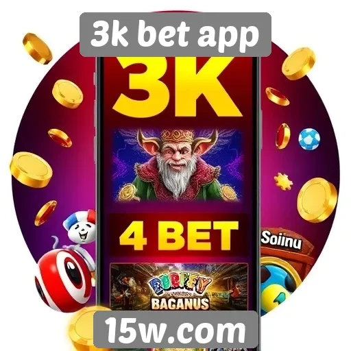 Diversidade de jogos oferecidos no 3k bet app