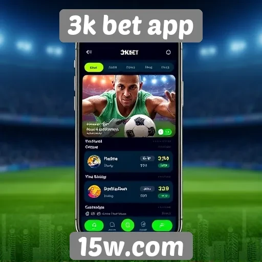 Interface do usuário do 3k bet app é intuitiva