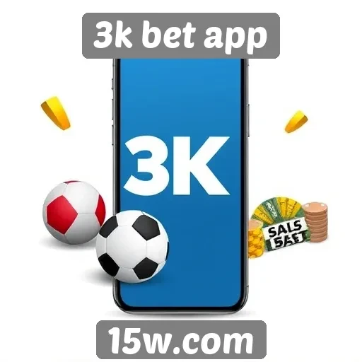 Variedade de jogos disponíveis no 3k bet app